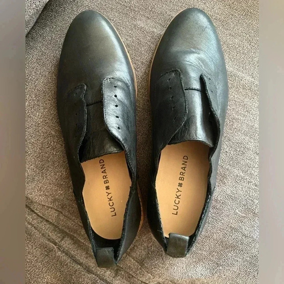 Lucky brand black flats size 7 1/2 - Picture 3 of 7